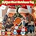 Qeinwha 6 Pcs Christmas Positive Crochet Doll Set Handmade Knitted Xmas Party Decorations Christmas Emotional Support Crochet Gifts with Inspirational Card for Teachers Colleagues Family Gatherings