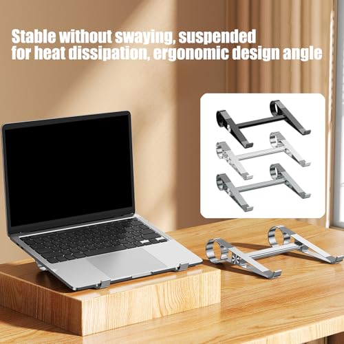 Base plegable portátil para laptop de aluminio miniatura 2