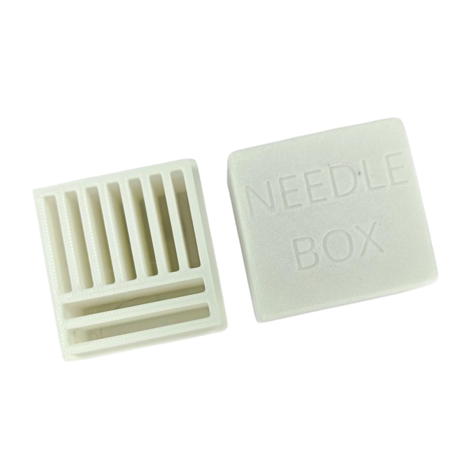 Hrtyvhin White Sewing Needle Organizers For Easy Storage Sturdy Polylactic Acid Materials Ideal For Crafting Enthusiasts Needle Storage