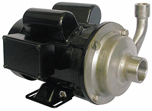 DAYTON 5WXT2 Pump Centrifugal SS 3/4 HP 1 PH