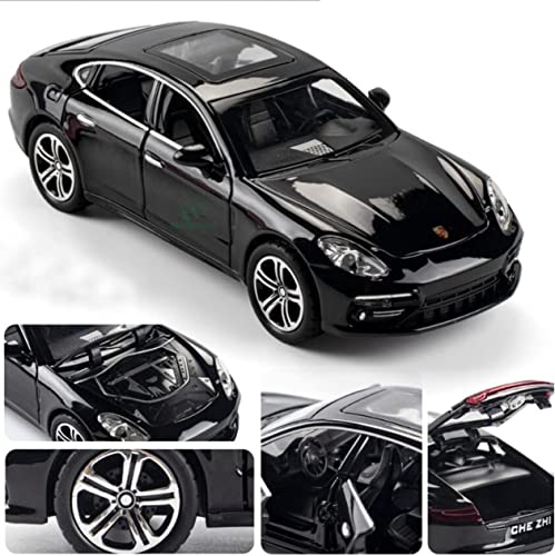 Image of 1:24 Porsche Palamela Alloy Model Car Diecast Toy Collection Sound&Light Gift,Multicolor