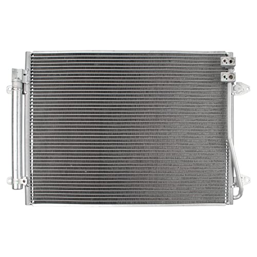 Image of TRQ Front Air Conditioning A /C Condenser Receiver Drier Compatible with 2017-2021 Volkswagen Passat VW3030137