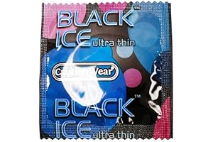 Caution Wear Black Ice Ultra Thin Condoms