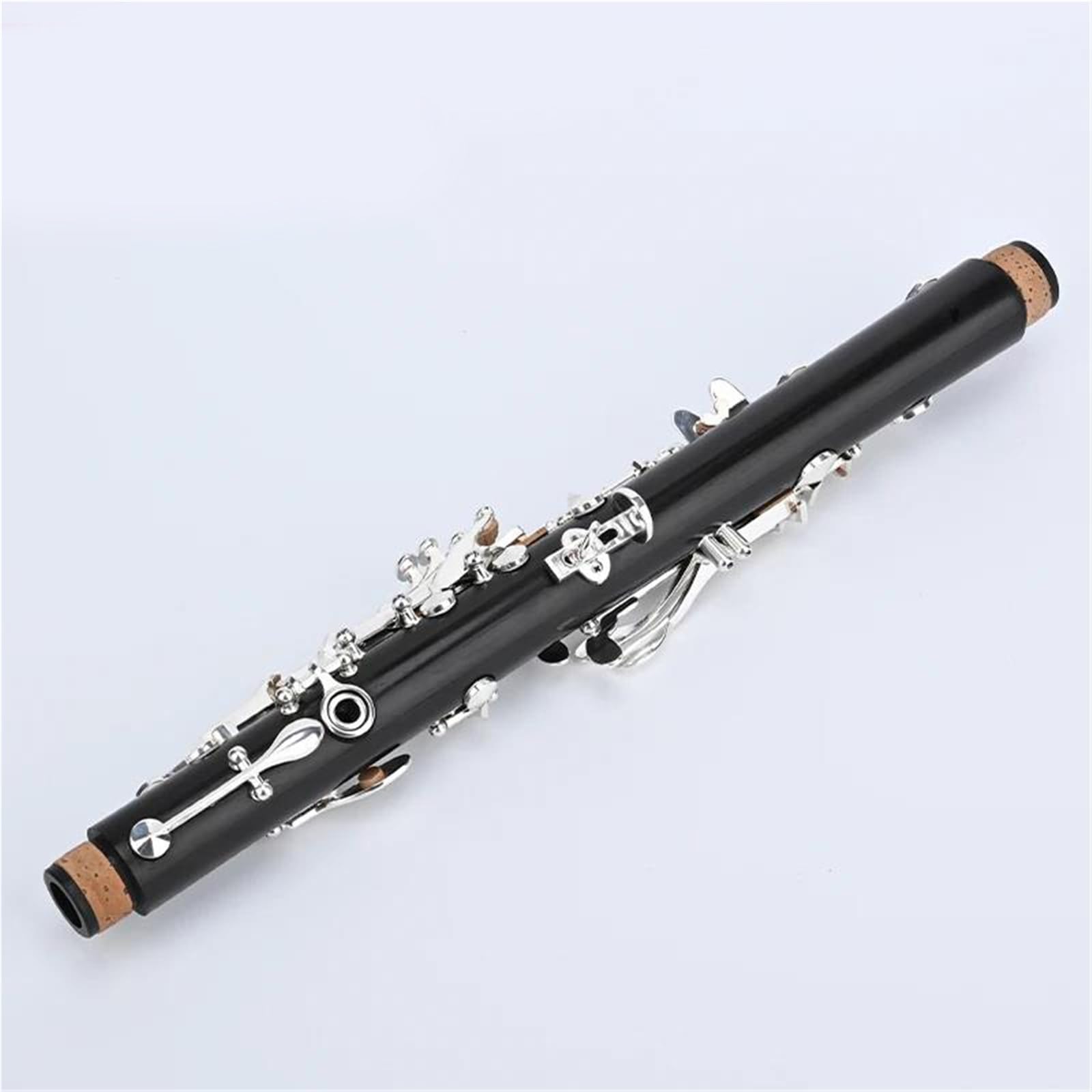 Eb Ebony Klarnet Srebrny Klucz Drewniany Instrument Zestaw Klarnetu