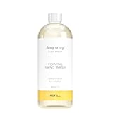Deep Steep Foaming Hand Wash, Grapefruit Bergamot Refill, 33oz, Gentle Cleanser with Aloe, Argan Oil, Shea Butter & Hyaluronic Acid – Vegan, Clean Beauty, Soft & Hydrated Hands
