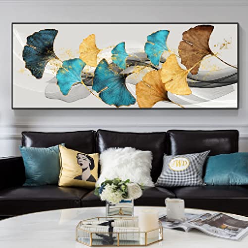 Feuilles De Ginkgo Toile Décoration Murale Grand Format