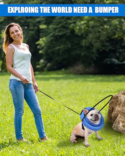 12 amortecedores para cães cegos, dispositivo de guia para cães cegos, anel anticolisão para proteçã