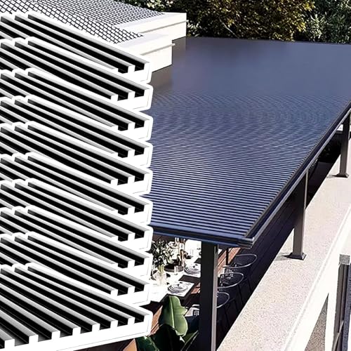 Couverture de Plafond de Balcon isolé en plaques ondulées 200 cm