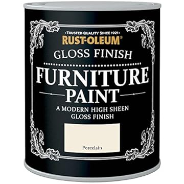 Rust-Oleum Gloss Furniture Paint Porcelain 125ml