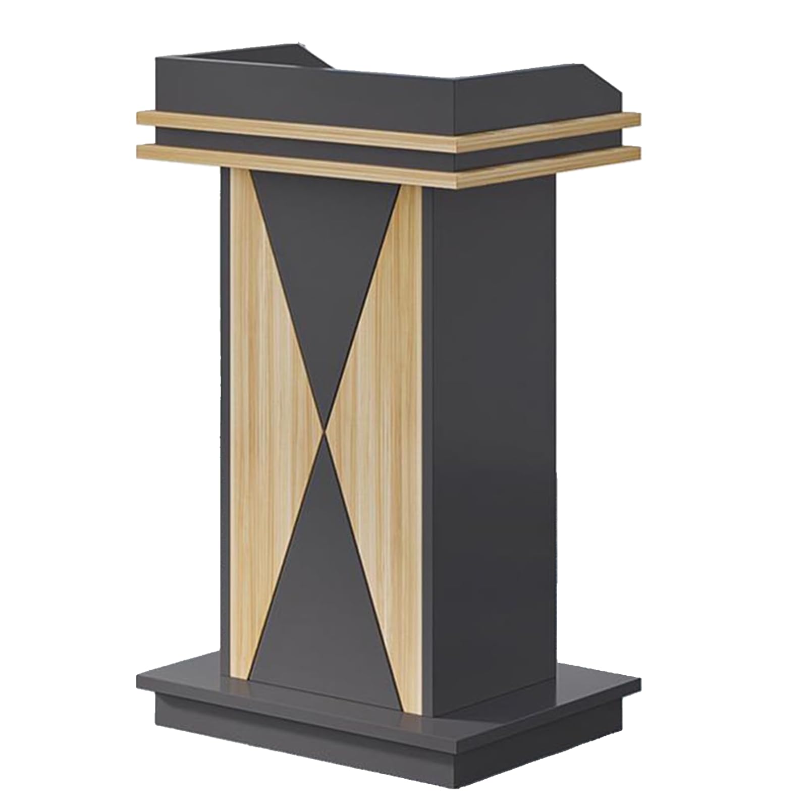 DUANHOZ Podium Stand For Classroom, Church Pulpit, Pulpits For Churches, Lecterns & Podiums, Portable Podium Desk, Hostess Stand, Modern Speech Lectern, For Office, School