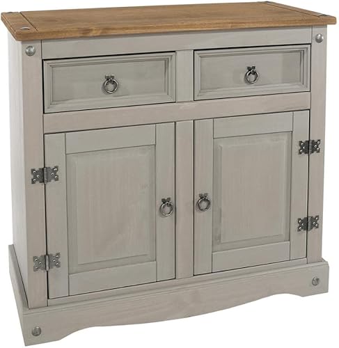 tablero de muebles Aparador Buffet Madera Corona Gris
