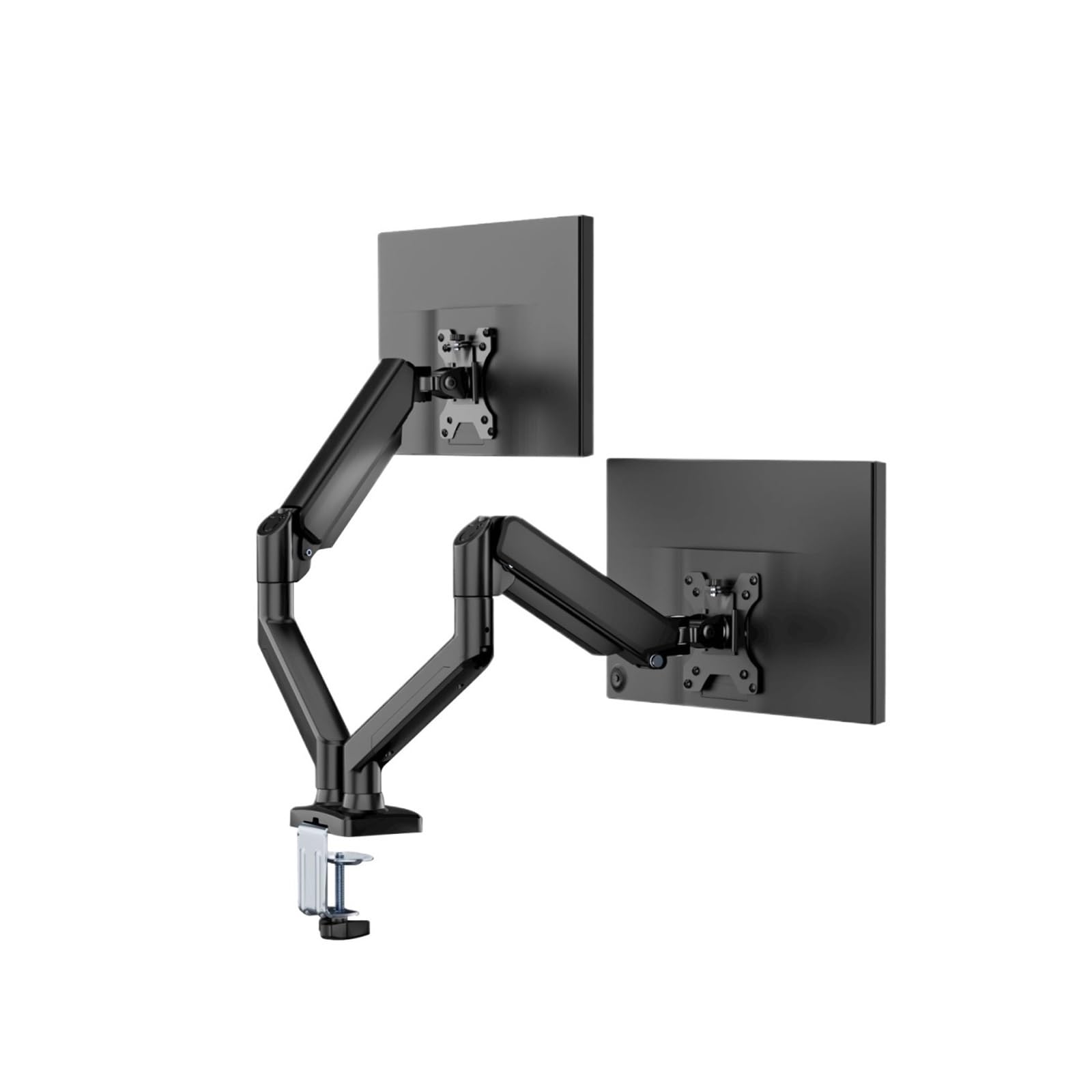 Ikpgbzxm One Color Dual-Screen Monitor Stand With Mechanical Cantilever, One-To-Two Configuration