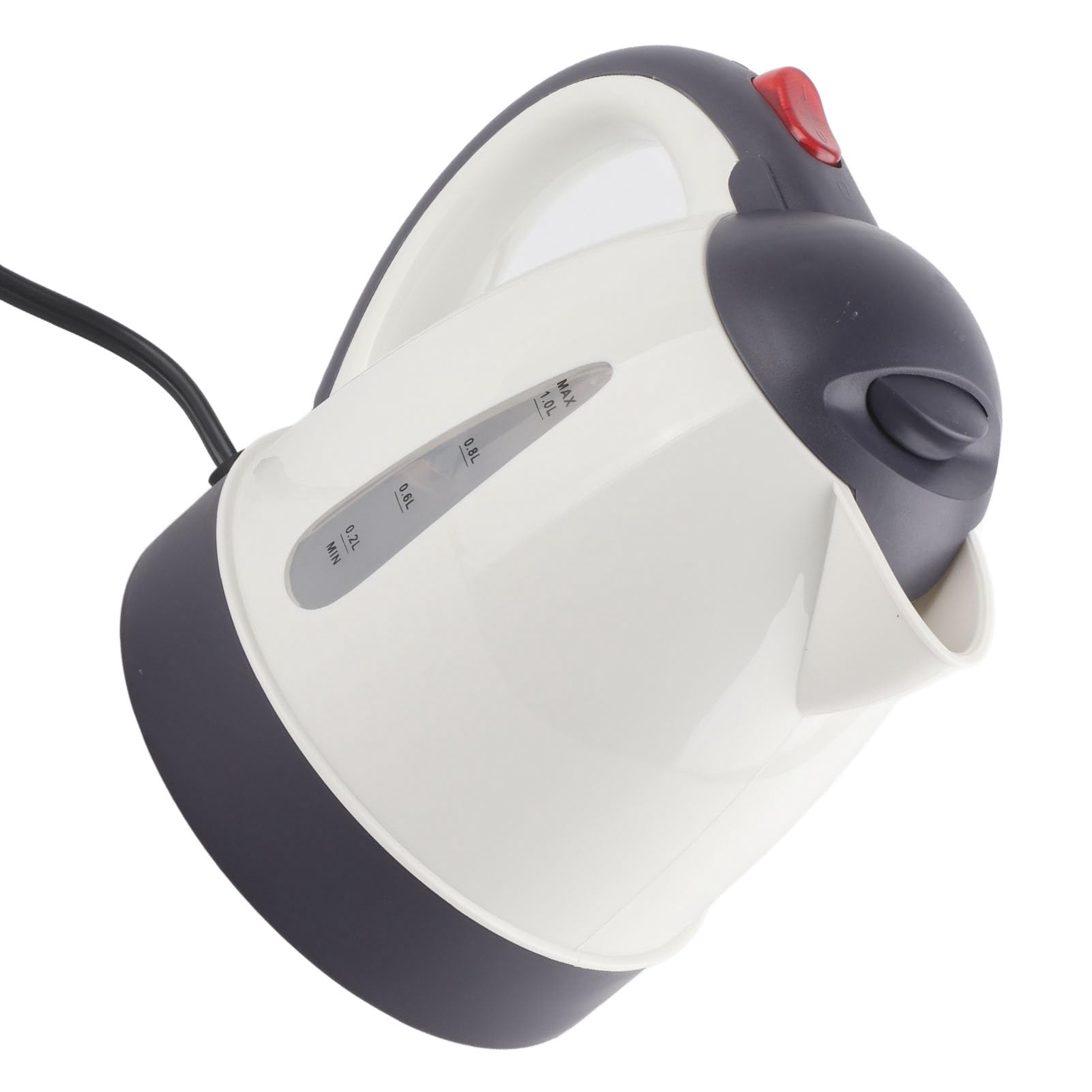 Zoternen 24V Kettle For Lorry Fast Boil, Portable 1000ml 24V Car Truck Kettle Quick Heat, Premium Plastic Body, Easy to Use, Auto Cut Off Power For Tea Coffee Making, JY05854