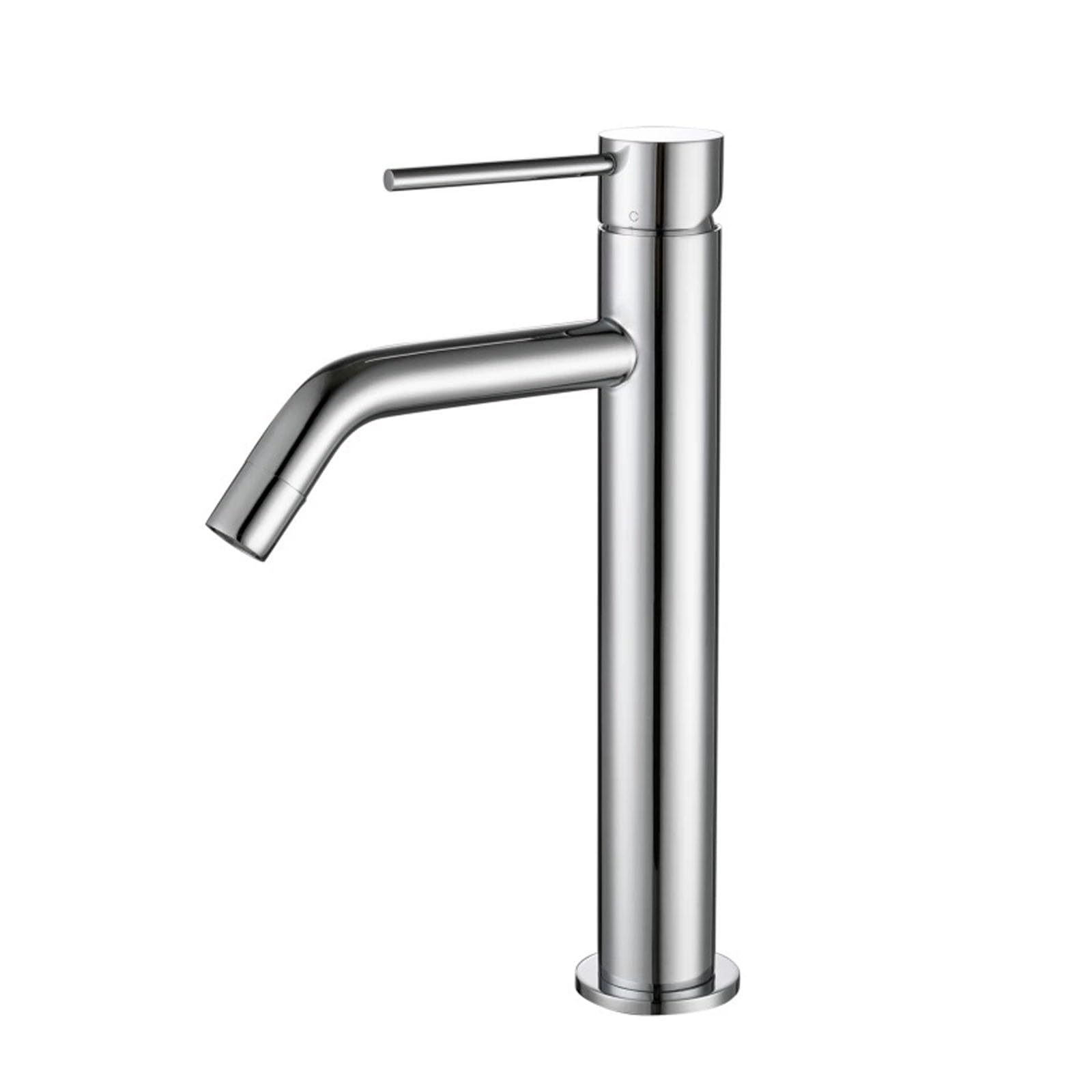 Mitigeur chromé en laiton durable avec installation facile pour évier
