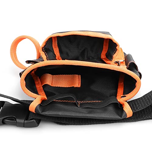 Yoofan Tool Pouch - Tool Belt For Electrician Carpenter Construction Technician Gardening, Work Accessories For Men And Women, Orange #TOP3