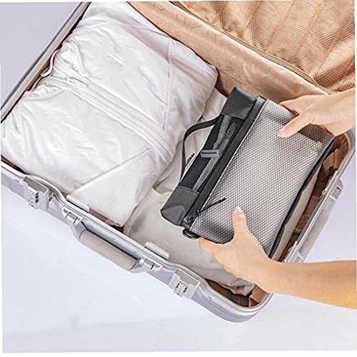 Bolsa de red para lavado exterior que soluciona la falta de espacio en viajes largos 6