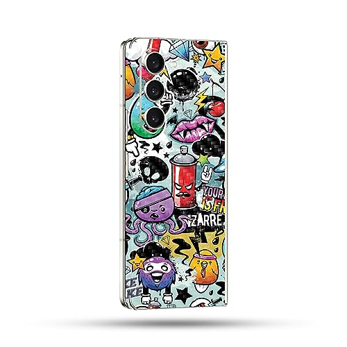 Image of MightySkins Skin Compatible with Samsung Galaxy Z Fold 5 Full Wrap - Puppy Fall | Protective, Durable, and Unique Vinyl Decal wrap Cover | Easy to Apply, Remove, and Change Styles | Made in The USA