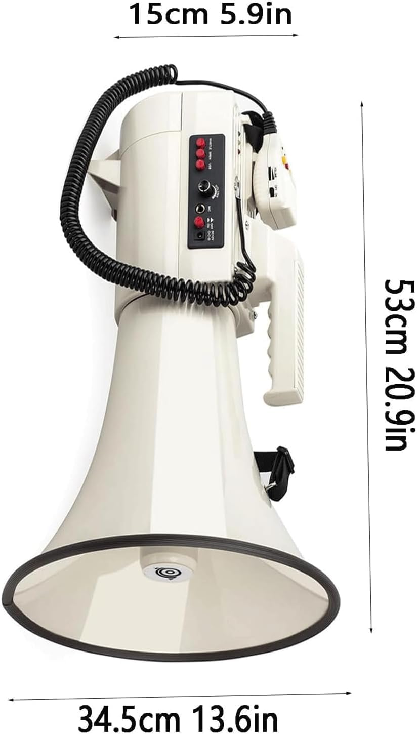 Amazon | ハンディメガホン 拡声器スピーカー ハンドヘルド