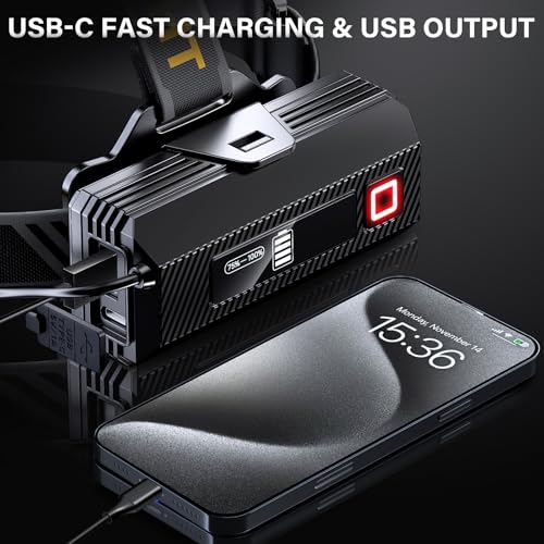 74% Off AKNEAR Rechargeable LED Headlamp - 99,000 Lumens - Image 8