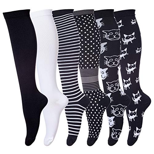 LEOSTEP 6 works Compression Socks for Men & Women, Everyday Support for Travel Work & Active Lifestyle
