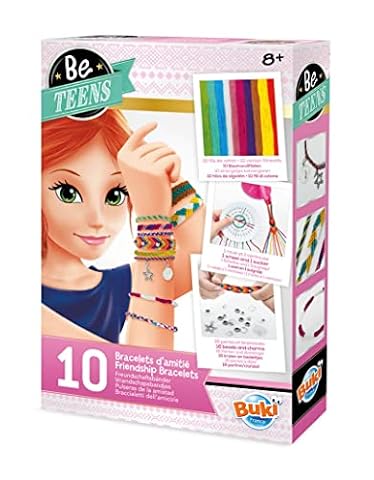 BUKI BE102 Be Teens Bransoletki Przyjaźni, Wielokolorowe, 10 Sztuk
