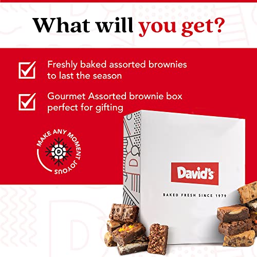 David'S Cookies Assorted Brownies In Carton Box thumb #2