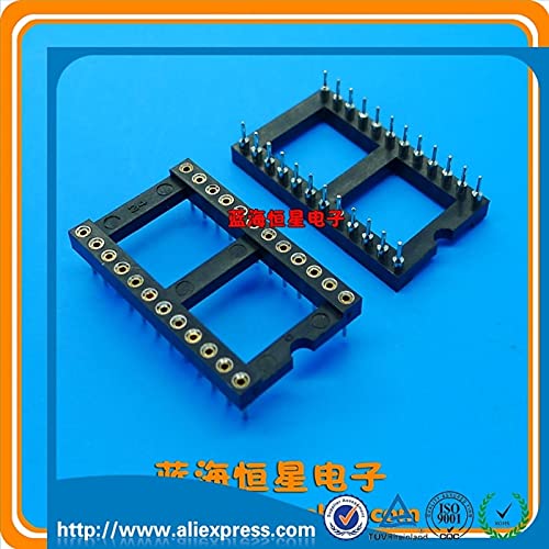 (Wide) 24P Round Hole IC Connector 24P Round Hole chip Holder DIP-24 Socket DIP24