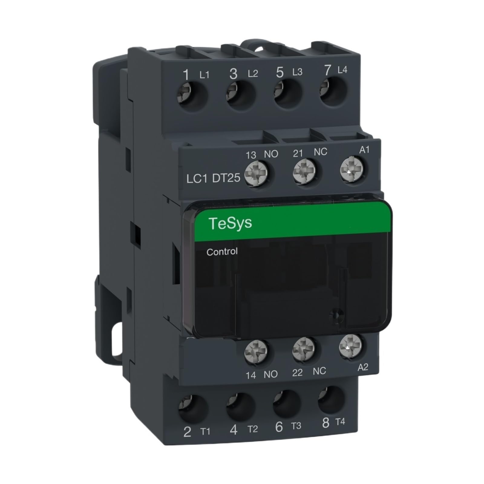 TPKMVGAP LC1DT25B7 LC1DT25B7C contactor - 4P(4 NO) - AC-1 - = 440 V 25 A - 24 V AC 50/60 Hz coil