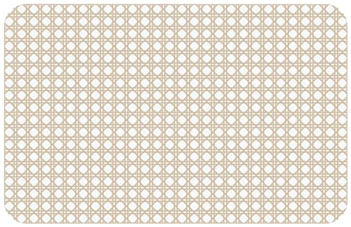 d-c-fix manteles individuales Rio Woven Cane - lavables antimanchas plastico PVC - tapetes para mesa salvamanteles bajoplatos mantelitos - 29 cm x 44 cm rectangular
