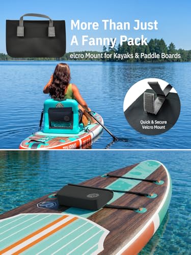 Image of niphean IPX7 Waterproof Fanny Pack, Magnetic One-Hand Closure Dry Bag | Durable Waterproof Bag, for Kayaking, Paddle Boarding, Beach Cruise Essentials, 2.5L /7.5L Phone Pouch Dry Bags for Men Women