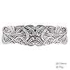 KKJOY Vintage Metall Haarspange Silber, Keltische Knoten Haarklammer Groß, Wirbel Haarnadeln, Gothic Haarspangen Damen, Braut Haarschmuck Hochzeit, Bananenspange für Frauen und Mädchen #3