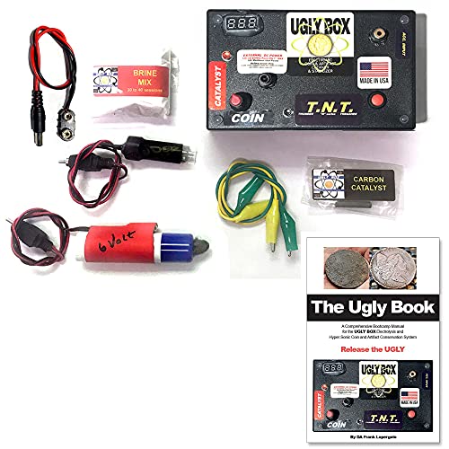 Detecting Adventure Ugly Box Electrolysis Unit - Coin and Relic Cleaner + Stabilizer with The Ugly Book Guide