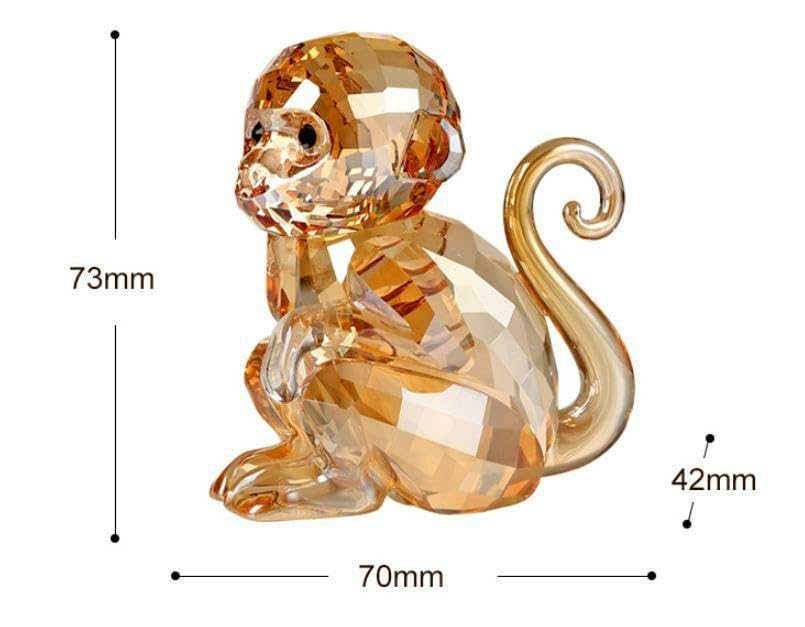 Amazon.co.jp: 水晶置物 かわいい猿の置物 装身具T : ホーム