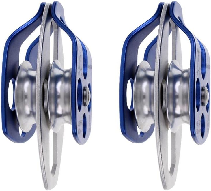 Mobile Pulley Set for Tree Climbing and Lifting - Certified for, Blue
