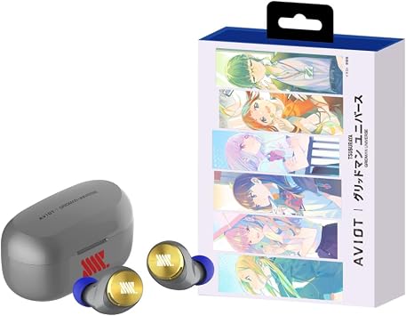 AVIOT GRIDMAN Universe Wireless Earbuds TE-D01v-GMU, Officially Licensed Exclusive Edition Special Package, Design, Japanese Special Voice, Noise Canceling Earbuds