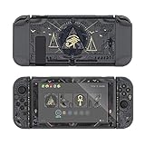 > Perfekte Übereinstimmung: mit speziell platzierten Ausschnitten entworfen. Alle Switch-Funktionen sind ohne Interferenz zugänglich, kompatibel mit Switch Console und Joy-Con-Controller. .