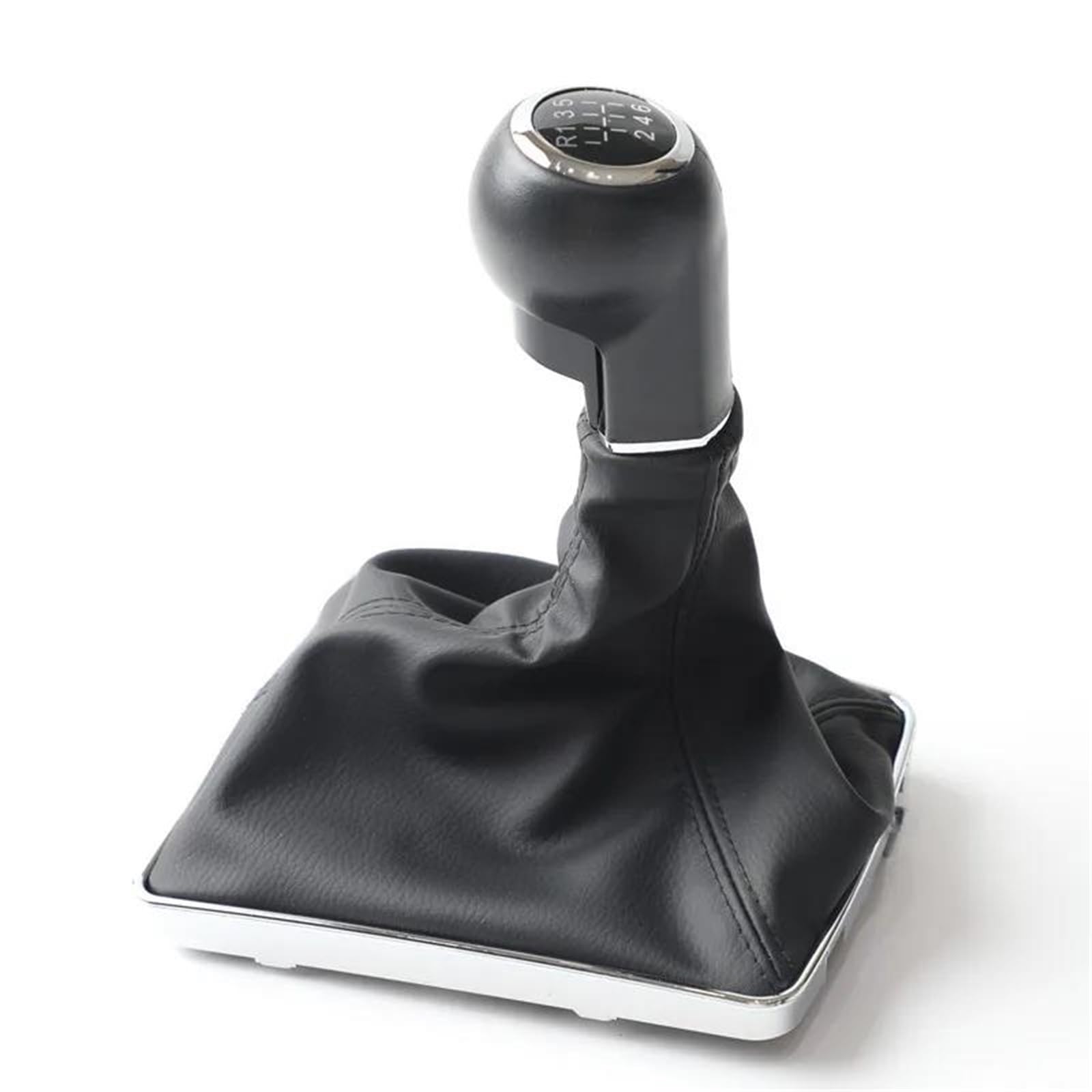 Sunbangoz One Color For Astra Iii H 1.6 2004-2010 Gear Shift Knob Lever Shifter 5 6 Speed With Leather Gaiter Boot Cover(6)