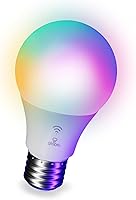 Vista 1 de Globe Electric 50589 Color-Changing A19 LED Smart Light Bulb, 2.4 GHz Wi-Fi, 60W Equivalent 800LM, Works with Alexa Only, 1-Pack