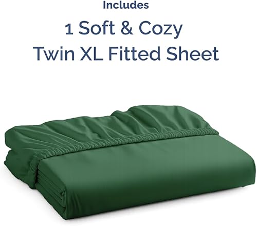 Miniatura 542 de King Fitted Bed Sheet - Bottom Single Fitted Sheet Only - Ultra-Soft Hotel Luxury Bedding w/ 8-16 Inch Deep Pockets - Breathable, Cooling & Wrinkle