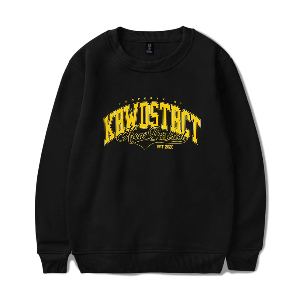 GJDNCIQItsFunneh Krew District B2S Varsity Crewneck Sweatshirt Man/Woman Hip Hop Hoodies Fans Sweatshirts