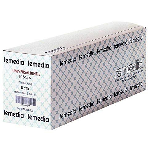 Holthaus Medical TEMEDIA - Bende di fissaggio universale, elasticizzate, 12 cm x 5 m, 10 pezzi