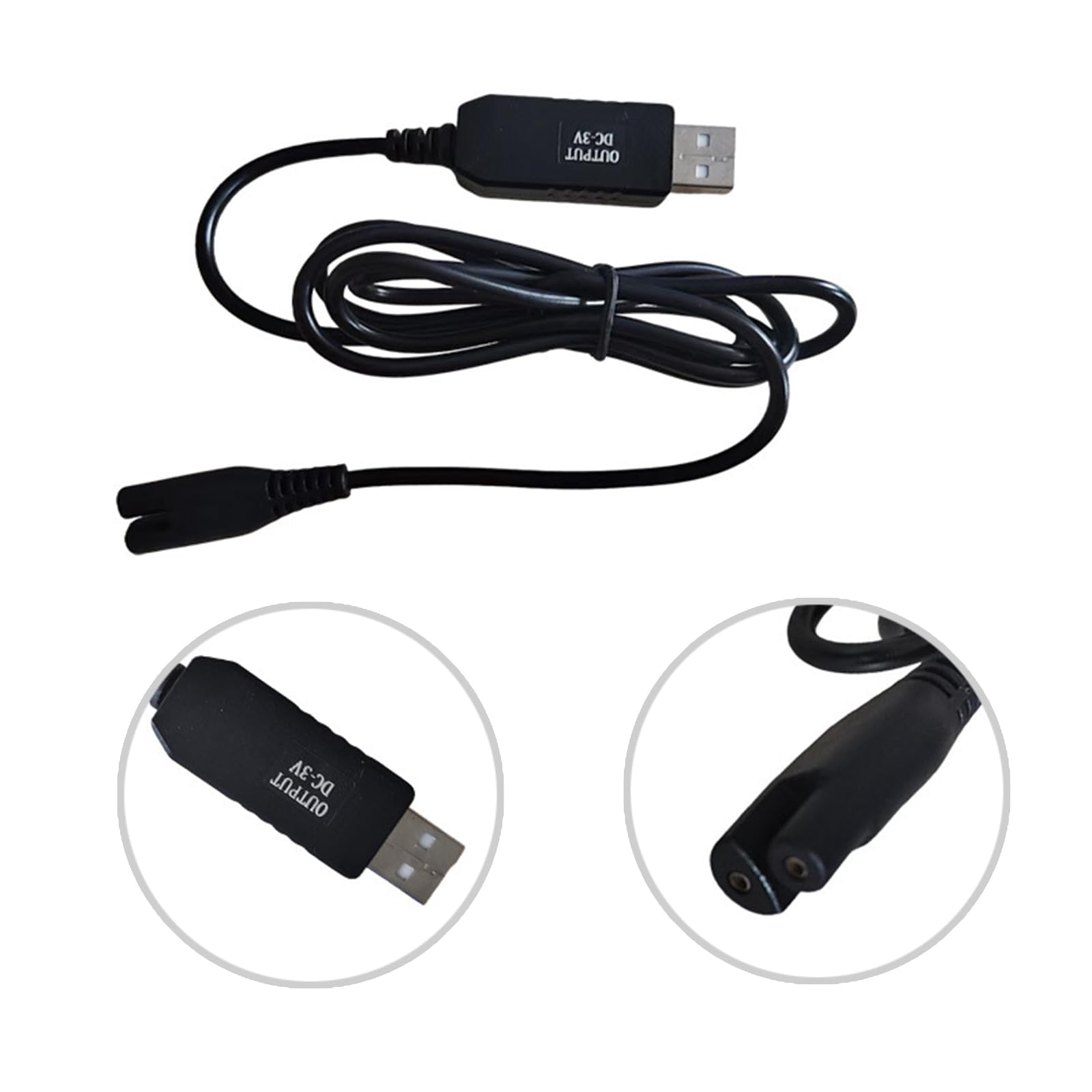 Cavo di alimentazione USB 3 V compatto per irrigatori orali Efficace con compatibilità universale Cavo di alimentazione Cavo portatile