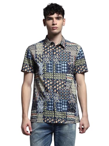 Image of Jack & Jones Men's Printed Relaxed Fit Shirt