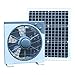 Produktbild PK Green Solar Ventilator Lüfter 12V mit 40W Solarpanel | Solarlüfter DC für Boote, Gartenhaus, Gewächshaus, Auto, Zelt, Camping | Tischventilator Tragbar 39x38CM für Garage, Wohnmobil | Belüftungset