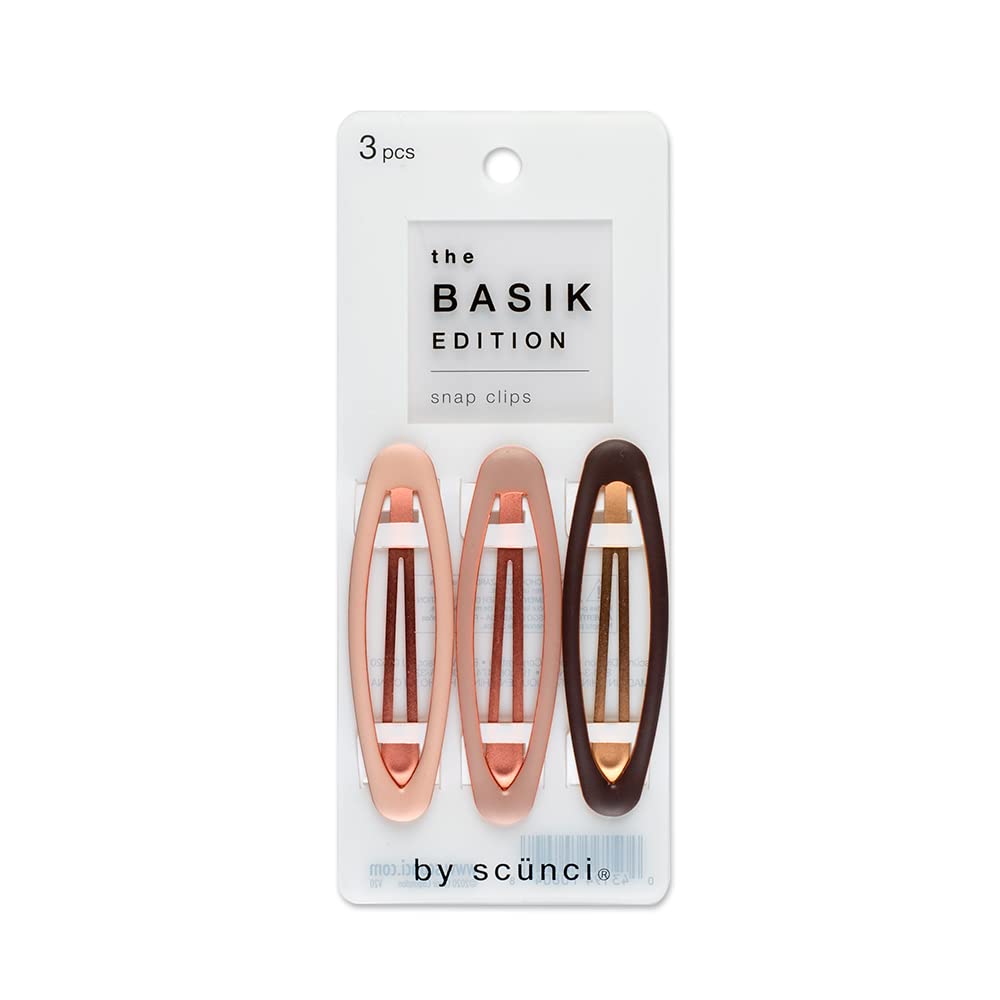 SNAP CLIPS MT ENAMEL BASIK 3PK