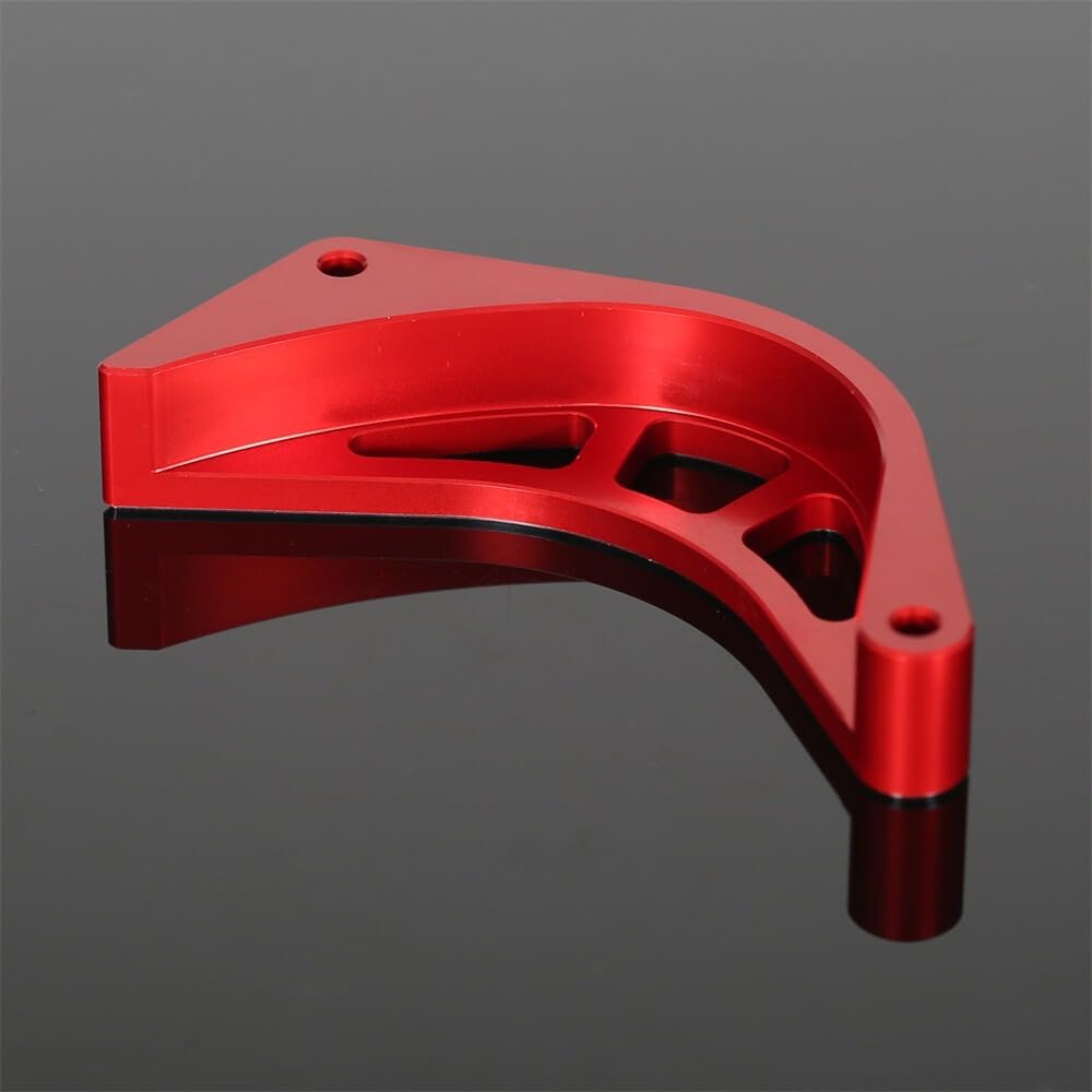 3D CNC CRF110F Front Sprocket Guard Accessories Compatible with CRF 110F 2013-2024 Red Motorcycle Aluminum Chain Guard Sprockets Engine Drive Chains Cover Case Saver Protector