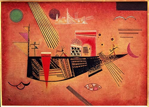 Toile murale abstraite Wassily Kandinsky affiche impression décoration salon