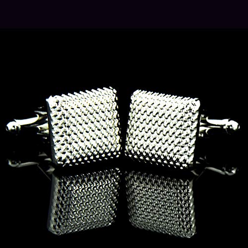 Gemelos cuadrados para camisa de acero inoxidable miniatura 5