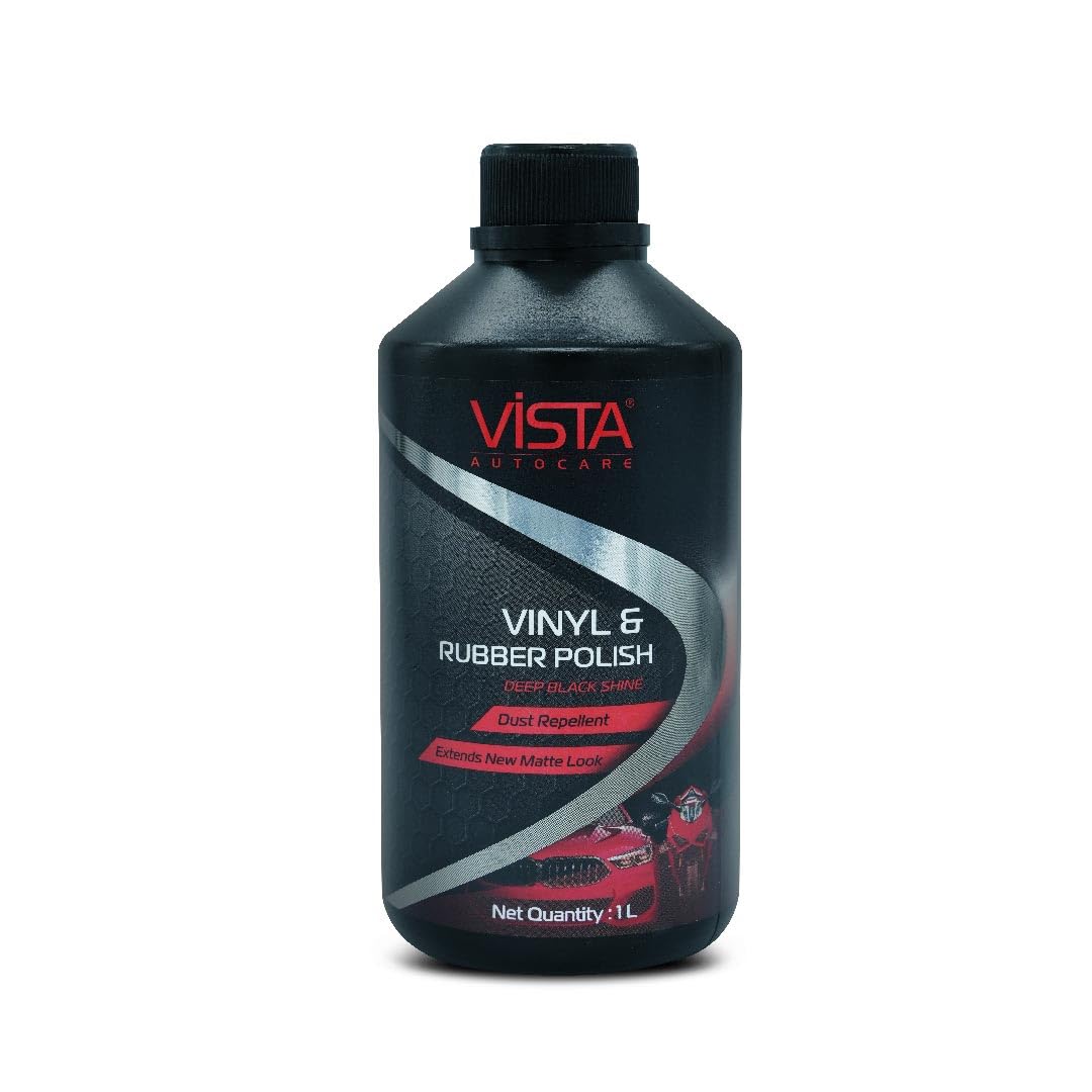 RESIL VISTA Vinyl & Rubber Polish 1L,Red, Black