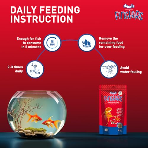 Image of Drools Finsters Tropical Fish Food 1mm 1kg Pouch